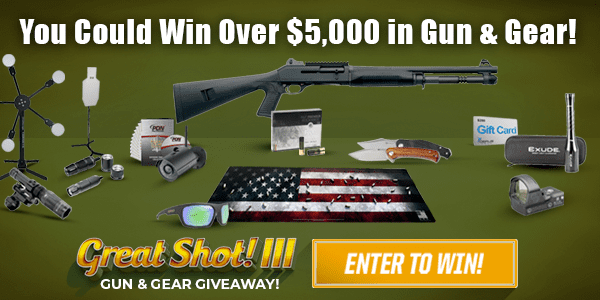 Announcing the GREAT SHOT! III $5K Gun & Gear Giveaway!