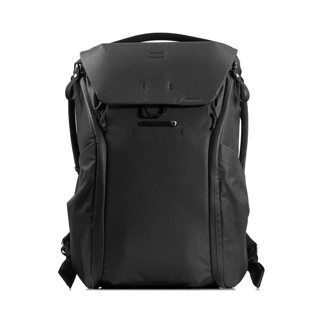 Peak Design Everyday Backpack 20L in black, front studio shot